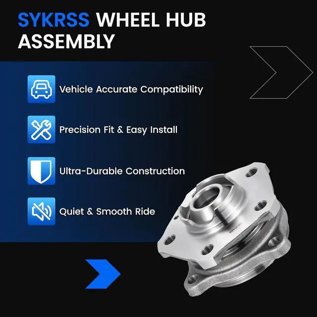 Alt view image 7 of 7 - 04-P488 Front Wheel Bearing and Hub Assembly for Audi A4 Q7 17-19 | Compatible with Audi A4 Q7 2.0L, for Q5 S4 S5 SQ5 A4 allroad 2018-2019, 1PCS