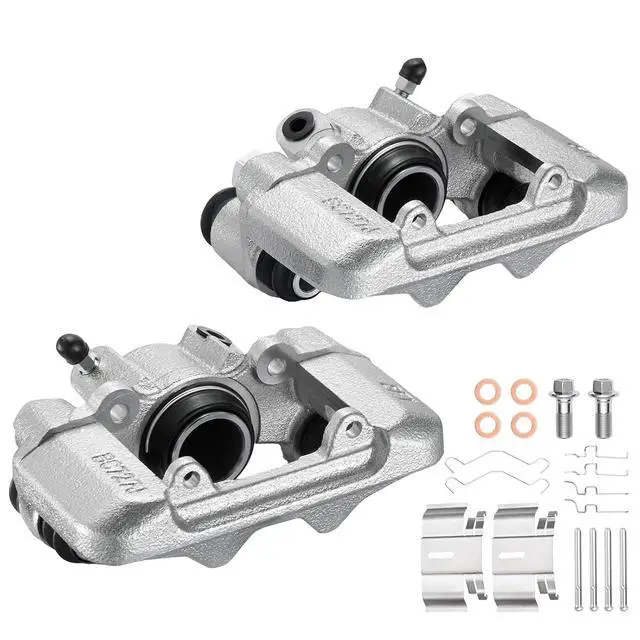 Alt view image 3 of 7 - Rear Brake Caliper Assembly Replaces for 19-2970 19-2971, Compatible with Toyota RAV4 2004-2005 2.4L L4, GAS