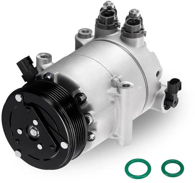 Main image of 198359 Air Conditioning A/C Compressor with Clutch Compatible with Ford Escape 2017-2019 1.5L, 2013-2016 1.6L, Compatible with Ford Transit Connect 2014-2016 1.6L L4