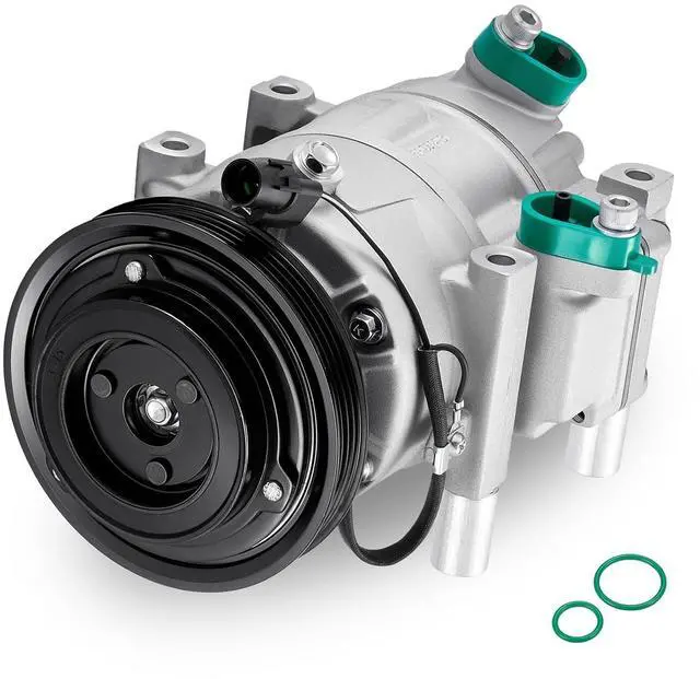 Main image of 68358 Air Conditioning A/C Compressor with Clutch Compatible with Dodge Attitude 2006-2010 2012 1.6L L4 GAS, Compatible with Hyundai Accent 2006-2009 1.6L L4 GAS