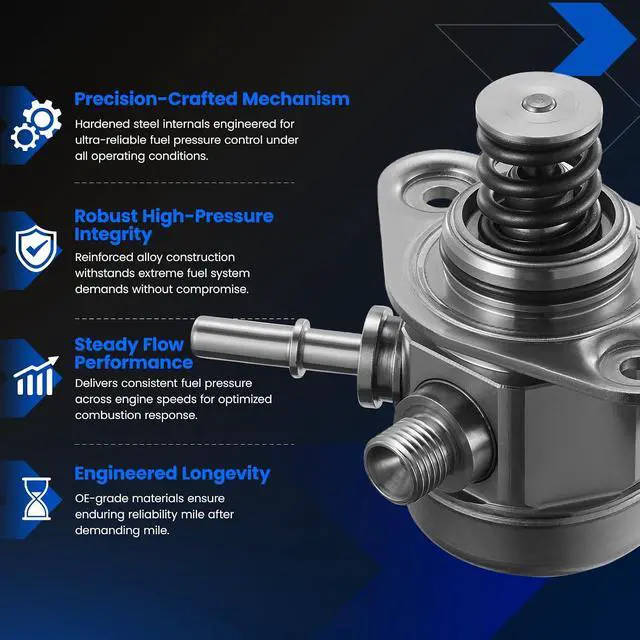 Alt view image 7 of 7 - GDP404 High Pressure Fuel Pump Compatible with Hyundai 2015-2017 Accent, 2015-2017 Sonata, 2016-2018 Tucson, 2016-2017 Veloster; Compatible with Kia 2017-2018 Forte5, 16-18 Optima, 15-17 Rio