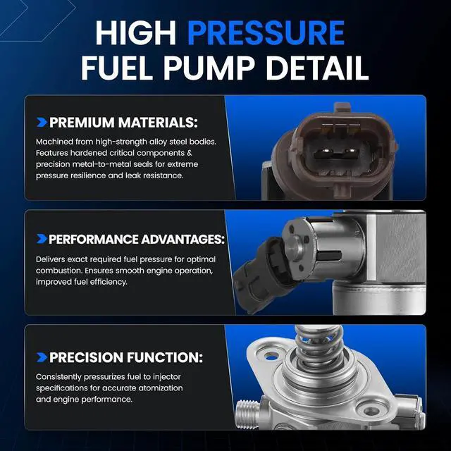 Alt view image 3 of 7 - HM10060 High Pressure Fuel Pump Compatible with Hyundai 2018-2020 Elantra GT, 2016-2018 Tucson, Compatible with Kia 2017-2018 Forte, 2017-2018 FORTE5, 2016-2019 Soul