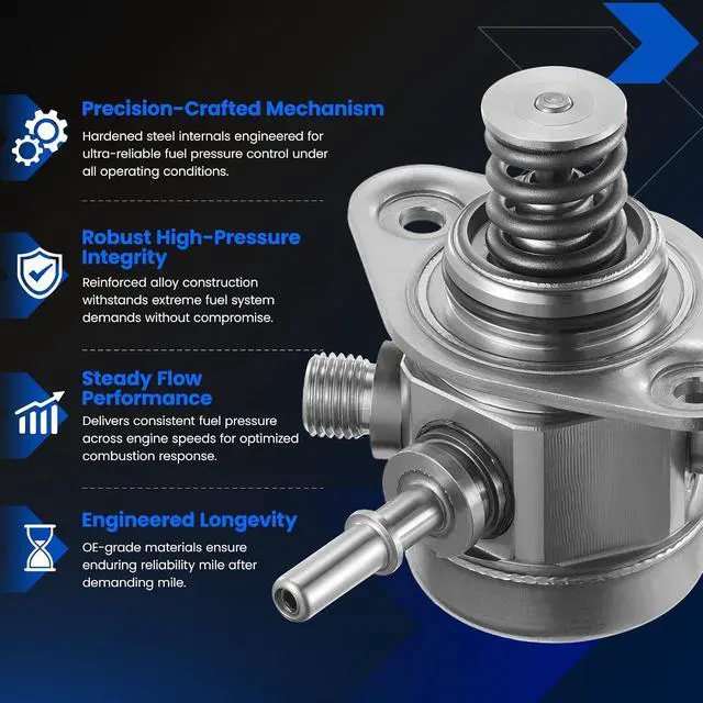 Alt view image 7 of 7 - HM10016 High Pressure Fuel Pump with Compatible with Hyundai 2013-2014 Santa Fe Sport, 2010-2014 Sonata, 2014 Tucson,Compatible with Kia 2011-2013 Optima, 2012-2014 Sorento, 2011-2013 Sportage