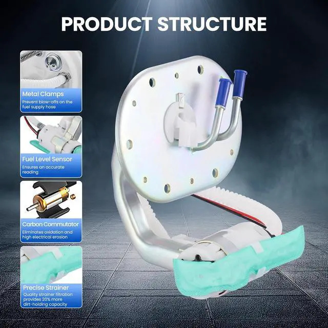 Alt view image 4 of 7 - 16700-KWT-701 Fuel Pump Module Assembly Compatible with Honda XRE300 2013-2019, Replaces 16700KWT701