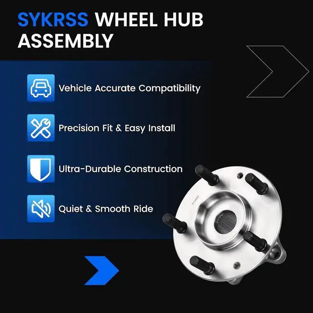 Alt view image 7 of 7 - 512660 Rear Wheel Bearing and Hub Assembly Compatible with Mazda CX-3 2016-2021 2.0L L4 Gas, AWD ONLY, 1 PCS