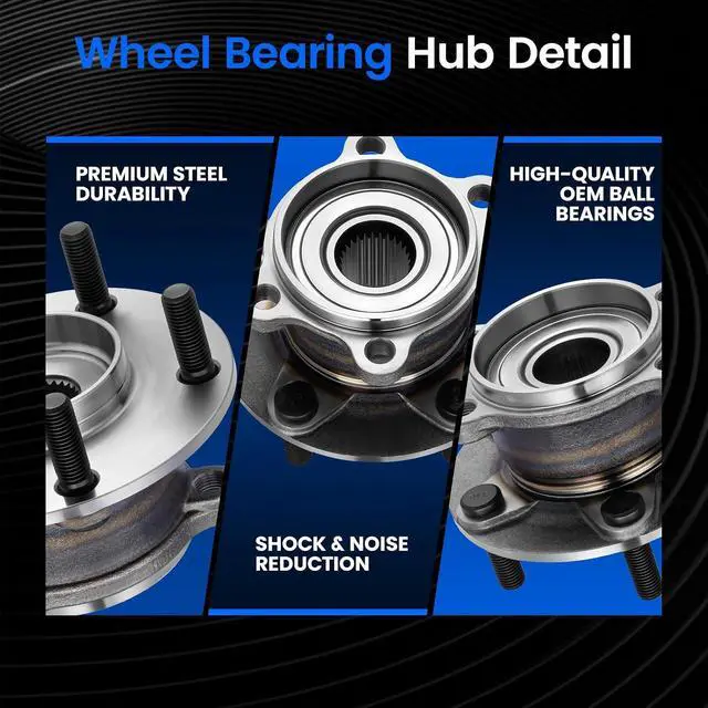 Alt view image 2 of 7 - 512551 Rear Wheel Bearing and Hub Assembly Compatible with Mazda CX-5 2014-2023 2.5L L4, 2013-2018 2.0L L4, 1 PCS