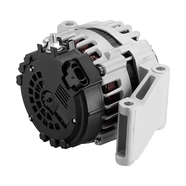 Alt view image 7 of 7 - 11265 Alternator for Chevrolet Malibu 20082012 2.4L, 125A, 12V | For Cobalt, Pontiac G5, Saturn Aura Sky Vue, 2.2L 2.4L. CW Rotation, S6 7Groove Clutch Pulley, IRIF Fan