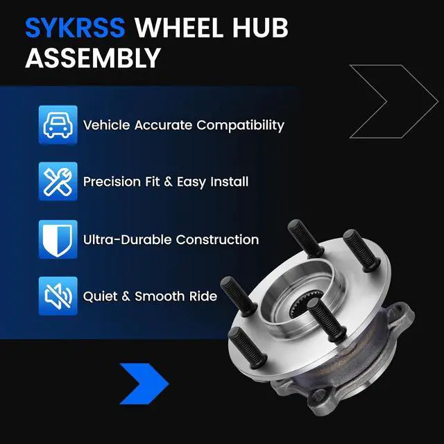 Alt view image 7 of 7 - 512551 Rear Wheel Bearing and Hub Assembly Compatible with Mazda CX-5 2014-2023 2.5L L4, 2013-2018 2.0L L4, 1 PCS