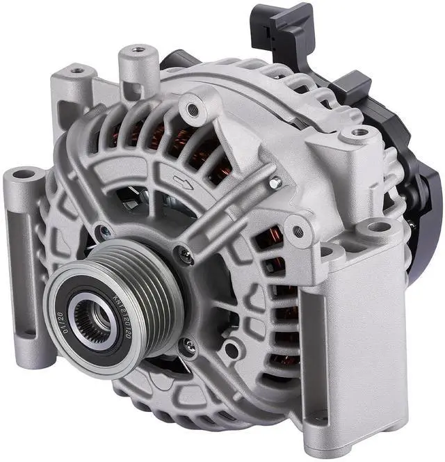Main image of 11216 Alternator for Mercedes-Benz E320 2005-2006 3.2L L6, 200A | 12V, 11216N, 113953, A0131540002, 0124625045, CW Clockwise Rotation, 6-Groove, Internal Fan, Internal Regulator