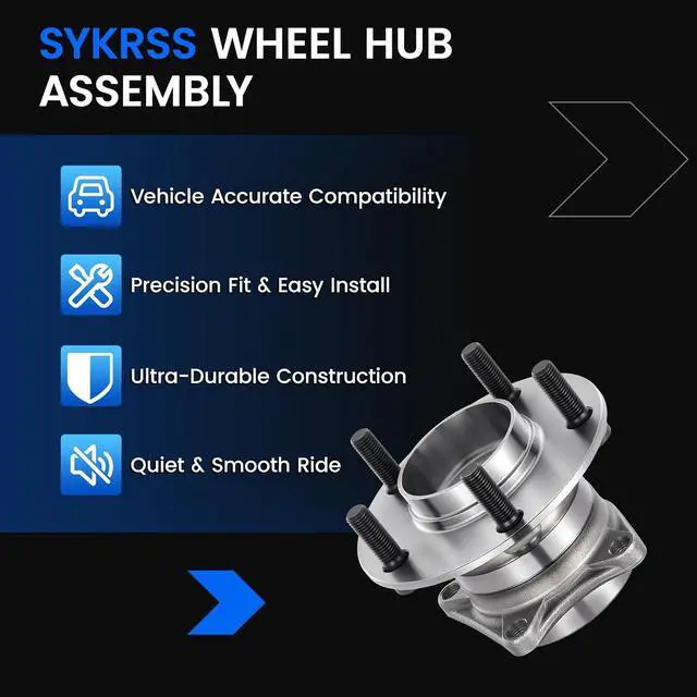 Alt view image 7 of 7 - 512350 Rear Wheel Bearing and Hub Assembly Fits for AWD Models 1 PCS | Compatible with Mazda CX-7 2007-2012 2.3L L4, 2010-2012 2.5L L4