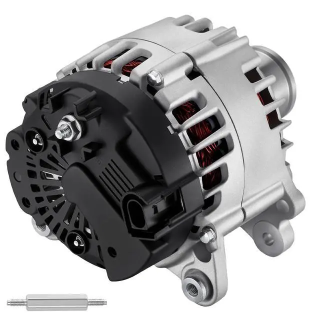 Alt view image 7 of 7 - 20994 Alternator for Volkswagen Jetta 2016-2018 1.4L L4, 140A | 12V,42248, 10344, 849167, 220994, 04E903025J. High-Output, 6-Groove Pulley