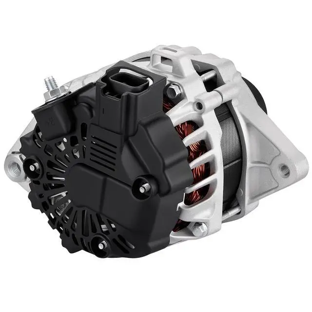 Alt view image 2 of 7 - 11608 Alternator for Kia Soul 20122013 1.6L L4, 90A, 12V | Replace 37300-2B150, 37300-2B150R, 2Blade Terminal, Clock Position Plug, 6Groove Decoupler Pulley Clockwise