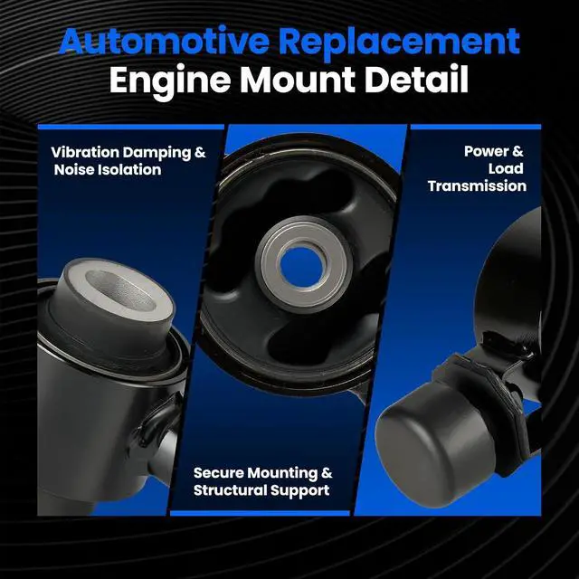 Alt view image 5 of 6 - Front Engine Motor Mount 1PCS Compatible with Nissan Cube 2009-2014 L4 1.8L, Compatible with Nissan Versa 2007-2012 L4 1.8L, Replace for A4320
