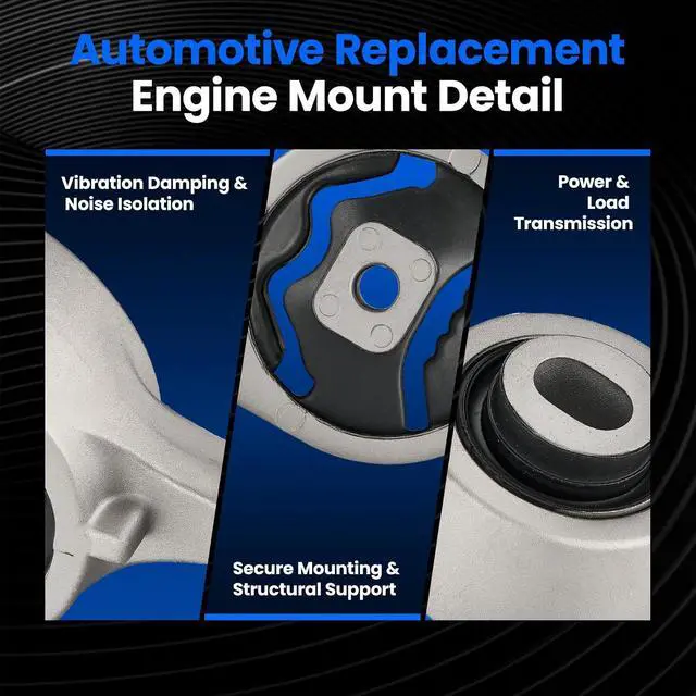 Alt view image 5 of 6 - Front Engine Motor Mount 1PCS Compatible with Infiniti QX60 2018-2020 L4 2.5L, Compatible with Nissan Altima 2007-2015 L4 2.5L, Replace for A4350