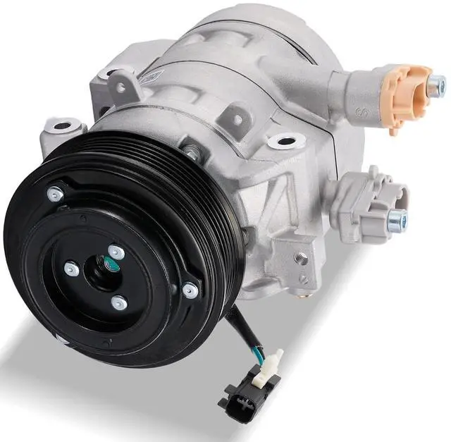 Main image of 68684 Air Conditioning AC Compressor with Clutch for Ford | Compatible with Ford F-250 F-350 F-450 F-550 Super Duty, 2017 2018 2019, 6.2L 6.8L, DKS20DT Style
