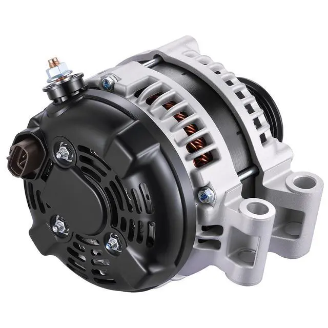 Alt view image 7 of 7 - 11206 Alternator for Land Rover LR3 2005-2007 4.4L V8, 150A | 12V, For Land Rover Range Rover Sport 2006-2007, Range Rover 2006-2007, Clockwise Rotation, 6-Groove, Internal Fan/Regulator