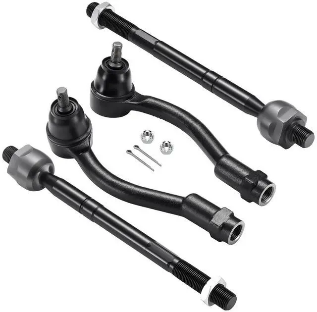 Main image of 4PCS ES80119 ES80118 EV80089 Inner and Outer Tie Rod End kit Compatible with Kia Soul 2012-2013