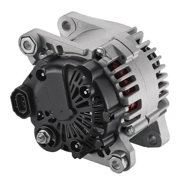Alt view image 2 of 7 - 11493 Alternator for Hyundai Sonata 20112014 2.0L, 110A | For Hyundai Santa Fe 201012, Kia Optima 201213, Kia Sorento 201112, 12V, Clockwise Rotation, 6Groove