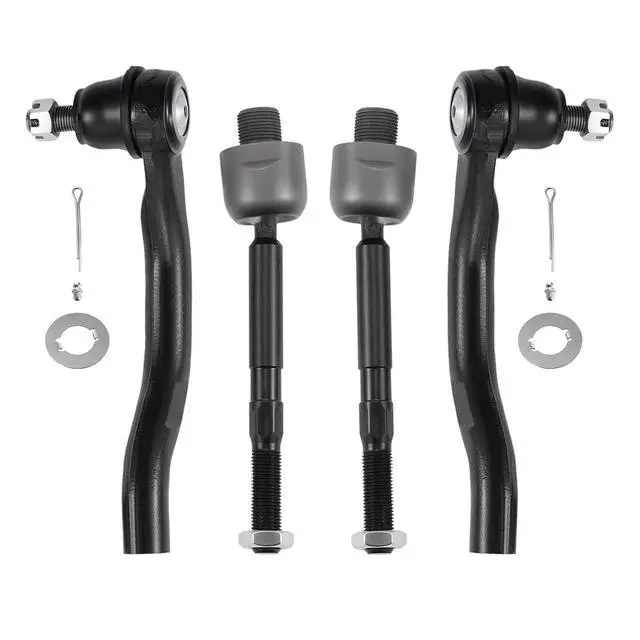 Alt view image 3 of 7 - 4-PC Tie Rod Ends Kits Compatible with Honda Accord 2013-2017,2xOuter ES801001 ES801000,2xInner EV800896