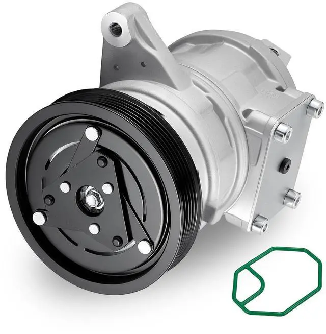 Main image of 78379 Air Conditioning A/C Compressor with Clutch Compatible with Jeep Grand Cherokee 1999-2004 4.0L L6 GAS, Compatible with Jeep Wrangler 2000-2006 4.0L L6 GAS