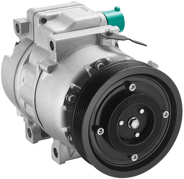 Main image of 198377 Air Conditioning AC Compressor with Clutch | Compatible with Hyundai Santa Fe Sport 2013-2018 L4 2.0L 2.4L, Compatible with Kia Sorento 2011-2015 L4 2.4L, Gas Only