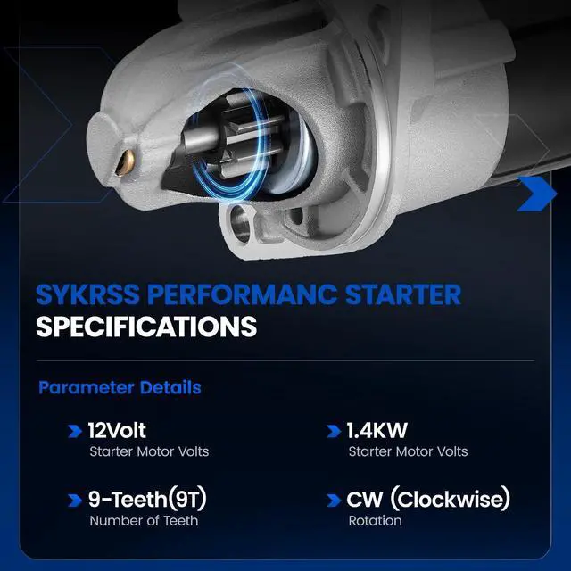 Alt view image 2 of 7 - Starter Motor for Subaru Forester Impreza for Saab 9-2X, 17840N