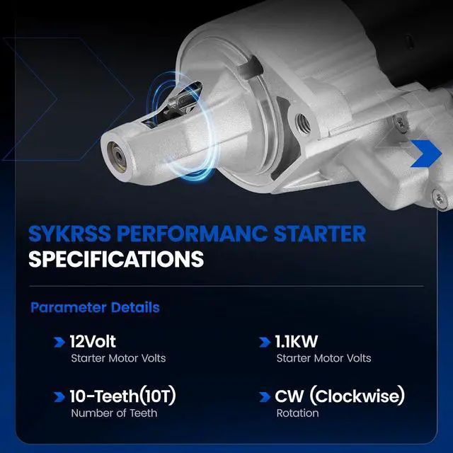 Alt view image 2 of 7 - New Starter Motor for Mercedes-Benz CLK550 CLS550 2007-2009, 19050N | For CL550 G550 GL450 GL550 ML550, 5.5L V8, Naturally Aspirated, 1.1kW, 12V, 10T, CW, 1108403 61513701 986019500 A0051516501
