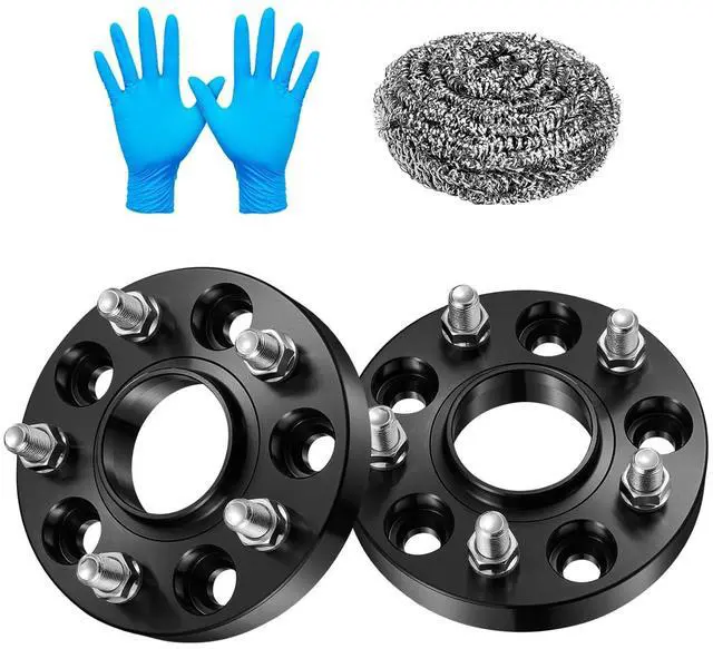 Main image of 5x120mm Wheel Spacers 1inch Compatible with Chevy Camaro Equinox Malibu SS, 66.9mm Center Bore & 5 Lug Forged M14x1.5 Wheel Adapters Compatible with Cadillac CT5 CT6 CTS XT4 XTS, 2PCS