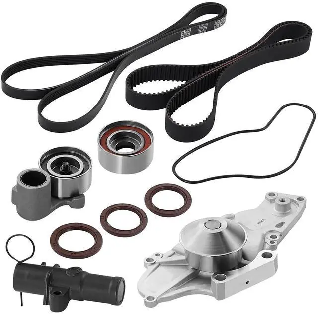 Main image of TCKWP329 Engine Timing Belt Kit with Water Pump Compatible with Acura MDX RDX RL RLX TL TLX TSX ZDX, Compatible with Honda Accord Crosstour Odyssey Passport Pilot Ridgeline, fit for Saturn Vue