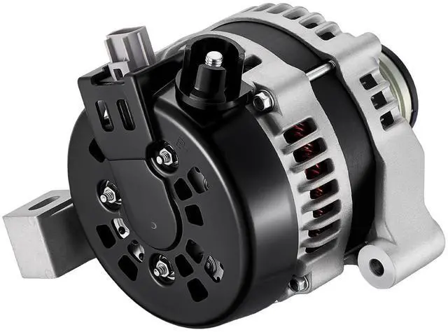 Alt view image 7 of 7 - 11054 Alternator for Volvo S40 2005 2.4L L5, 150A | For Volvo S40 2005-2006, V50 2005-2006, C70 2006, 12V, Clockwise Rotation, 5-Groove, Internal Fan, Internal Regulator
