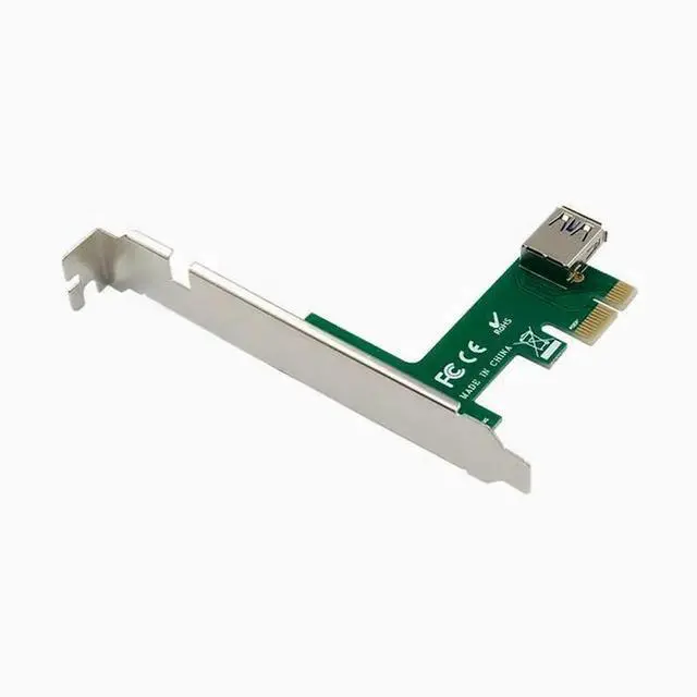 Alt view image 2 of 4 - ASM1083 PCI-E X1 to 1XPCI bridge conversion card Split PCI card slot drive free
