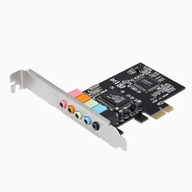 Alt view image 2 of 5 - PCIE Sound card 5.1 Sound Channel Sound card CMI8738 chip pci-e 5.1 Stereo audio card