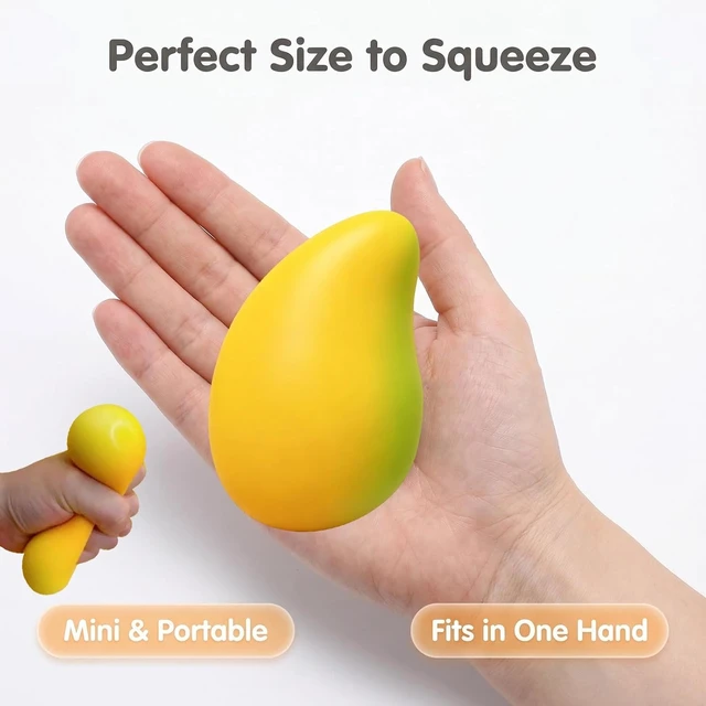 Alt view image 2 of 5 - 6PCS Kawaii Fruit Squishy Stress Relief Squishies Cute Soft Fidget Toy Set
Slow Rising Squeeze Sensory ASMR Toys Moldable Calming Desk Decor Novelty Gift for Adults Party Favor