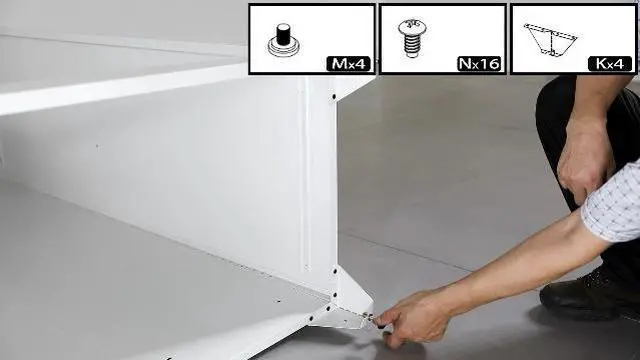 Alt view image 7 of 7 - Armoire Wardrobe Closet,20" Deep Metal Wardrobe Cabinet with Doors and Shelves,Hanging Rod Clothing Storage Cabinets for Home Room (White)