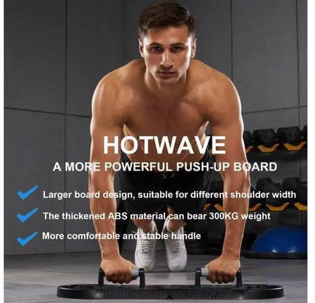 Alt view image 4 of 6 - HOTWAVE Push Up Board Fitness, Portable Foldable 20 in 1 Push Up Bar at Home Gym, Pushup Handles for Floor. Professional Strength Training Equipment For Man and Women,Patent Pending
