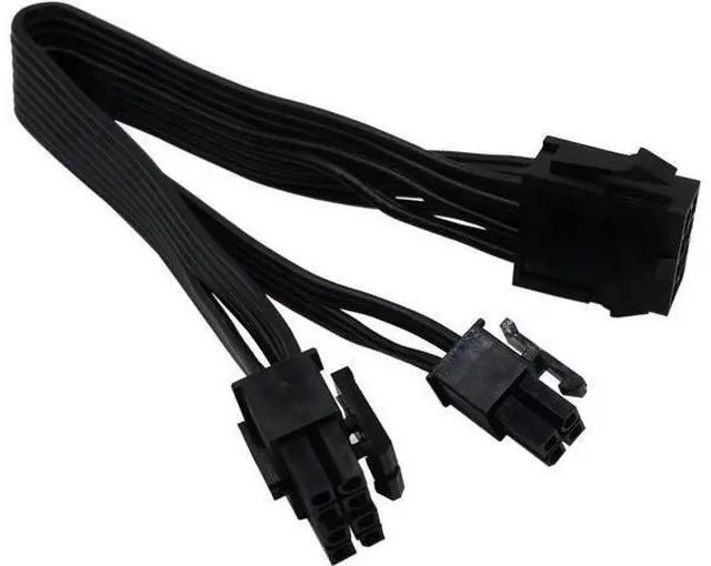 Main image of (2-PCS ) CPU 8 Pin Female to CPU 8 Pin ATX 4 Pin Male Power Supply Converter Adapter Extension Cable for Motherboard 9.5-inch(24cm)