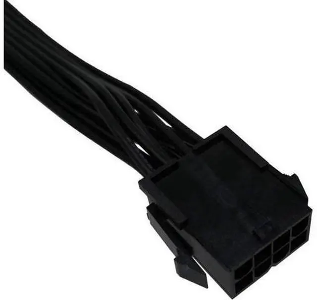Alt view image 3 of 4 - (2-PCS ) CPU 8 Pin Female to CPU 8 Pin ATX 4 Pin Male Power Supply Converter Adapter Extension Cable for Motherboard 9.5-inch(24cm)