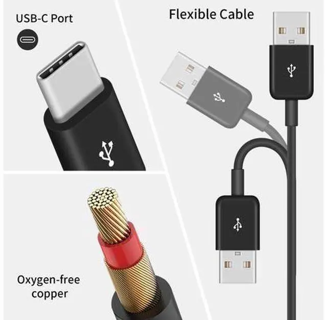 Alt view image 6 of 7 - USB C Splitter Cable - 6 in 1 USB 2.0 Type A to 6 Type-C Male Charger Cable with 3A Fast Charge for Android, Samsung, Tablet, 1.64ft
