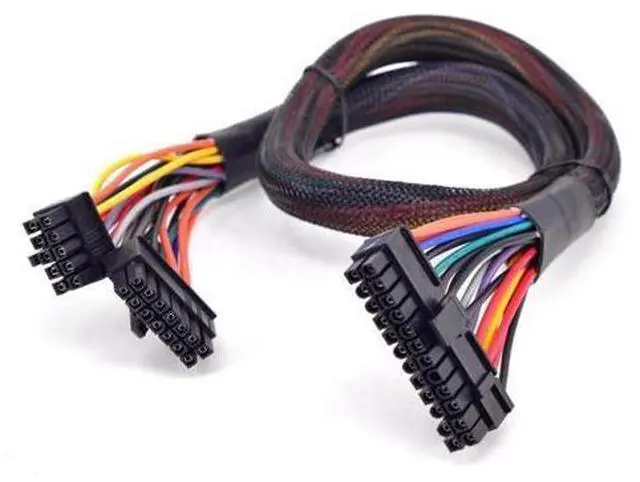 Main image of PSU Modular 14+10pin to 20+4Pin ATX Power Supply Cable 24Pin Motherboard Flat Cable for Corsair HX1200i HX1000i HX850i HX750i