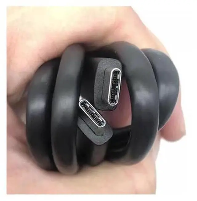 Alt view image 2 of 5 - Gen1/Gen2 100W 5A CM-CM cable 6Ft genuine USB 3.2 Type-C male to male for HP 3.3FT/1m