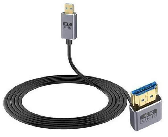 Main image of Micro HDMI to HDMI 2.1 Cable, Down Angle HDMI Male to Micro HDMI Cable 8K@60Hz, 4K@240Hz, 48Gbps High Speed Compatible with Raspberry Pi 5/Pi 4/GoPro Hero 7 6/S.ony A6000 Camera 4FT/1.2M