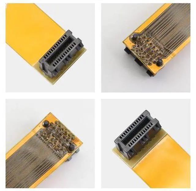Alt view image 2 of 7 - SLI Bridge 2 Way,10cm 26pin Flexible Graphic Card PCI-e Connection Cable for Dual Nvidia GPUs Graphic Card Crossfire Interconnect - N Card
