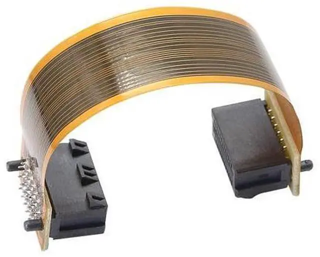 Alt view image 3 of 7 - SLI Bridge 2 Way,10cm 26pin Flexible Graphic Card PCI-e Connection Cable for Dual Nvidia GPUs Graphic Card Crossfire Interconnect - N Card