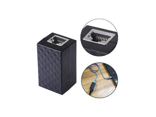 Alt view image 3 of 7 - Ethernet Surge Protector RJ45 Coupler Female to Female Network Surge Protector Outdoor Arrester Protection Device Extension Adapter2Pack