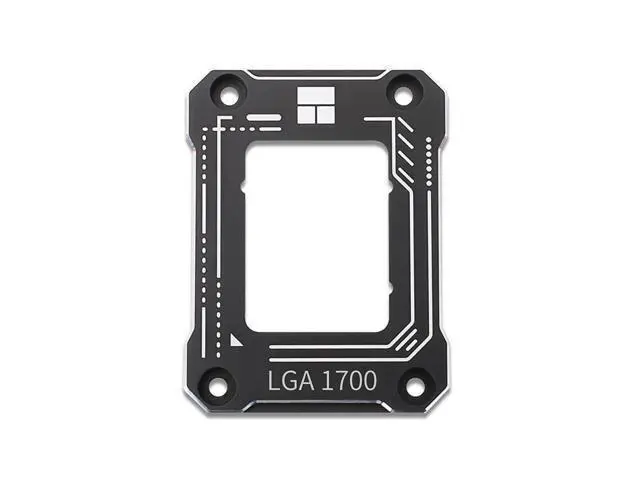 Alt view image 3 of 5 - CPU Contact Frame Anti-Bending Buckle for LGA 1700 Retrofit Kit 17XX-BCF Bracket Intel12 Generation Black