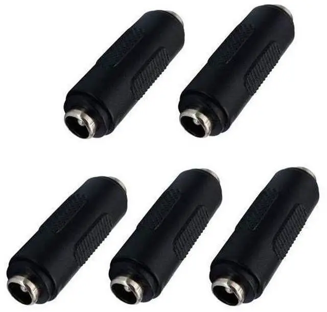 Main image of 5.5mm x 2.1mm DC Power Adapter, DC Barrel Power 2.1mm X 5.5mm Female to Female Coupler Connector for CCTV Camera (5pack/Female)