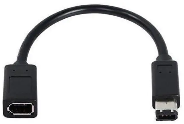 Main image of FireWire Cable IEEE 1394 Type A 400 6 Pin Male to Female Data Transfer Adapter Converter Cable Suitable for Digital Camera,Printer,DV.20cm Black (6pin Male/Female)