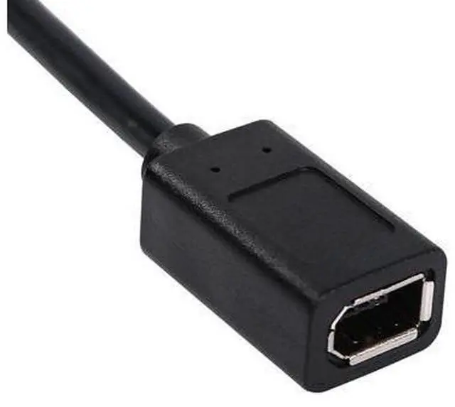 Alt view image 4 of 7 - FireWire Cable IEEE 1394 Type A 400 6 Pin Male to Female Data Transfer Adapter Converter Cable Suitable for Digital Camera,Printer,DV.20cm Black (6pin Male/Female)