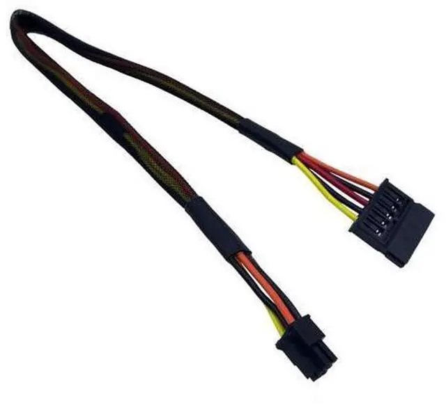 Main image of SATA Power Cable for D.ell Inspiron 3653 3650 Series, SATA 15 Pin to Mini 6 Pin ATX Adapter Compatible Part No. GP2JM 15-inch(38cm) (Pack of 2)
