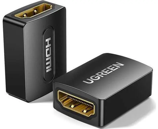 Main image of UGREEN HDMI Coupler 2 Pack 4K HDMI Adapter Female to Female HDMI Connector 3D 4K HDMI Extender Compatible with HDTV Roku TV Stick Chromecast Nintendo Switch Xbox One Playstation PS4 Laptop PC